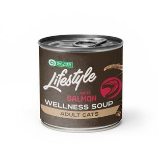 Nature's Protection Lifestyle Adult cats Sterilised Soup Salmon Суп для стерилізованих котів з лососем, 140 мл KIKNPLF63358 фото