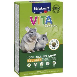 Корм для гризунів Vitakraft для шиншил Premium Menu Vital 600 г 25326 /25847 фото