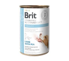 Вологий ветеринарний корм для собак Brit GF Veterinary Diets Obesity 400 г