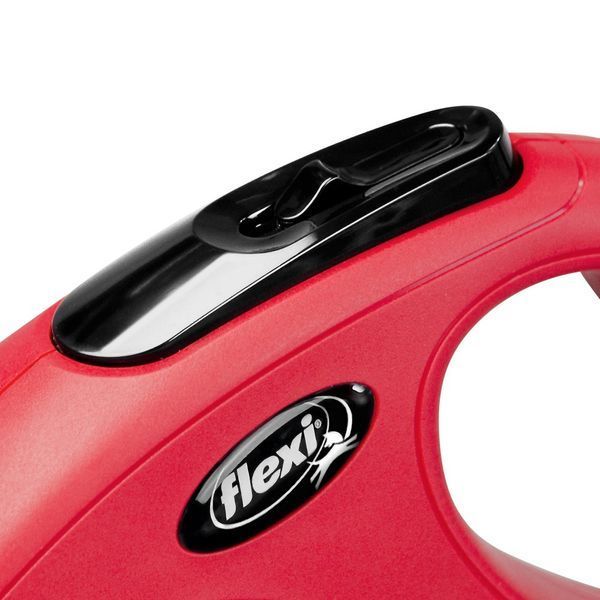 Повідець-рулетка для собак Flexi New Classic трос червона M 5 м 20 кг 11793 RED Flexi фото