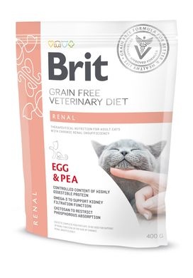 Сухий корм для котів Brit GF Veterinary Diets Cat Renal 400 г