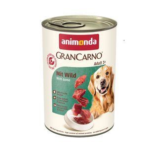 Вологий корм для собак Animonda Беззерновий GranCarno Adult з дичиною, 400 г 82478 фото