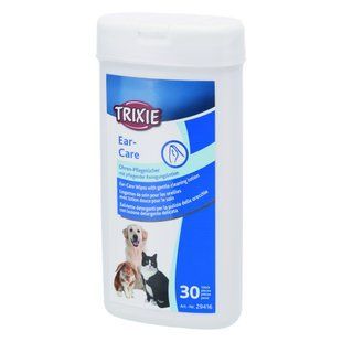 Trixie Серветки для догляду за вухами собак та котів, 30 шт 29416 фото