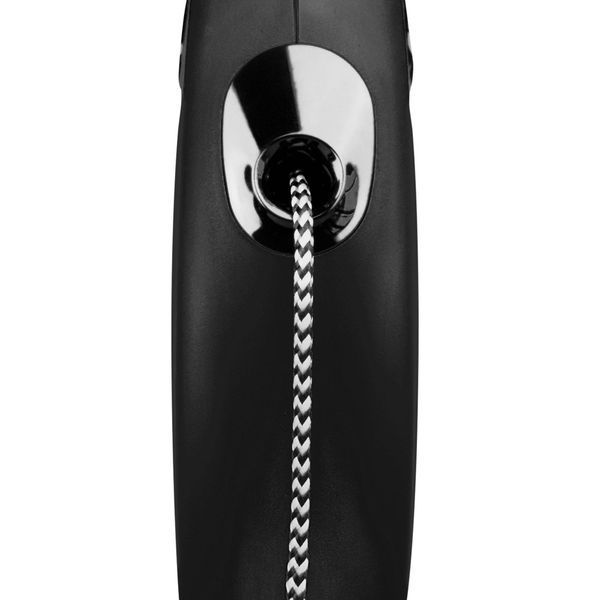 Повідець-рулетка для собак Flexi New Classic трос чорна S 5 м 12 кг 11781 BLACK Flexi фото
