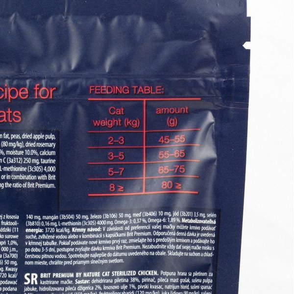 Сухий корм для котів Brit Premium для стерилізованих котів Cat Sterilised, курка та екстракти трав, 1,5 кг 171846 фото