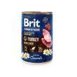 Вологий корм для собак Brit Premium Adult Turkey with Liver, Індичка та печінка, паштет, 400 г