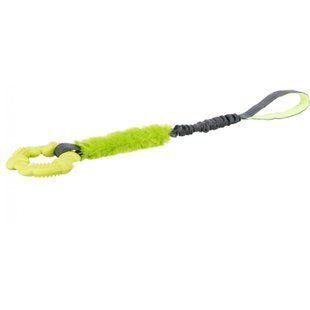 Іграшка для собак Trixie Bungee Tugger для тренувань з кільцем поліестер 10х56 см 32868 фото