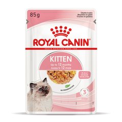 Упаковка вологого корму для кошенят ROYAL CANIN KITTEN IN JELLY 85 г x 12 шт.