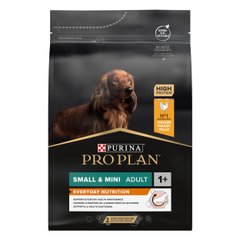 Сухой корм для взрослых собак PRO PLAN Small&Mini Adult 1+ Everyday Nutrion мелких пород с курицей 3 кг