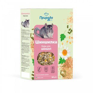 Корм для гризунів Природа Шиншилка Колор ензим для шиншил 500 г PR241077 фото