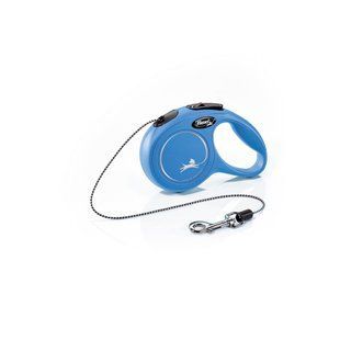 Повідець-рулетка для котів Flexi New Classic Cat трос синя XS 3 м 8 кг Cat BLUE Flexi***** фото