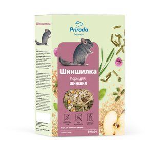 Корм для гризунів Природа Шиншилка для шиншил 500 г PR241076 фото