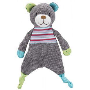 Іграшка для собак Trixie Junior Ведмідь зі звуком і шелестом фольги тканина плюш 28 см 36176 фото