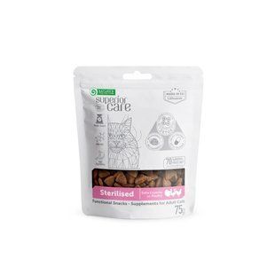 Nature's Protection Superior Care Sterilised Ласощі для стерилізованих котів з птицею, 75 г KIKNPSC47713 фото