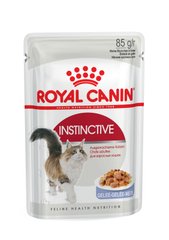 Упаковка вологого корму для дорослих котів ROYAL CANIN INSTINCTIVE IN JELLY 85 г x 12 шт.