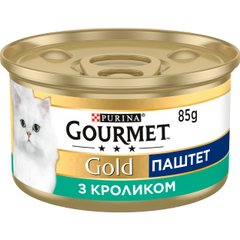 Вологий корм для дорослих котів Purina Gourmet Gold паштет з кроликом 85 г