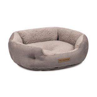 Лежак для собак Pet Fashion BRIG кавовий, 58*48*20 PR441488 фото