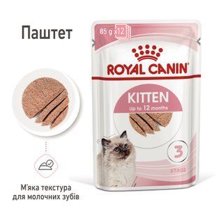 Вологий корм для котів Royal Canin KITTEN LOAF 85 г 41450011 фото