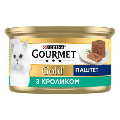 Вологий корм для дорослих котів Purina Gourmet Gold паштет з кроликом 85 г