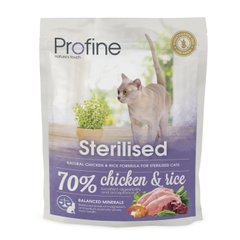 Сухий корм для кішок Profine Cat Sterilised курка та рис 300 г