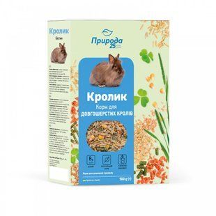 Корм для гризунів Природа Кролик Біотин для довгошерстих кролів 500 г PR241074 фото