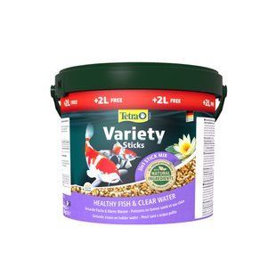 Сухий корм для риб Tetra Суміш ів для ставкових риб Pond Variety Sticks 10л + 2л, 12 л 248403СПЕЦЦЕНА фото