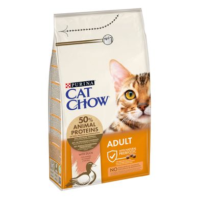 Сухий корм CAT CHOW Adult для дорослих котів з качкою 1,5 кг