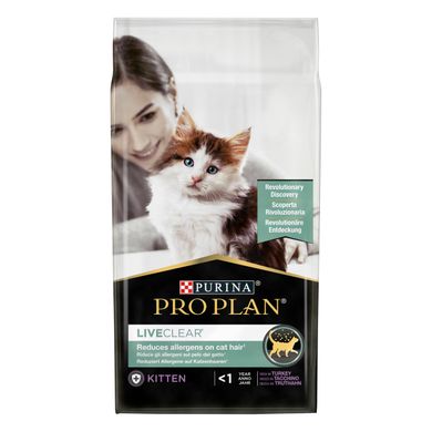 Сухий корм для кошенят PRO PLAN LiveClear Kitten 