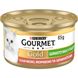 Вологий корм для дорослих котів Purina Gourmet Gold шматочки у паштеті з качкою, морквою та шпинатом 85 г