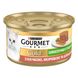 Вологий корм для дорослих котів Purina Gourmet Gold шматочки у паштеті з качкою, морквою та шпинатом 85 г